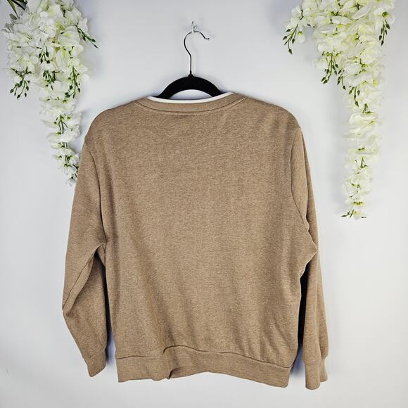 Vintage Bon Worth Cat Book Embroidered Cardigan Sweater Large Grandma Librarian - Picture 2 of 9